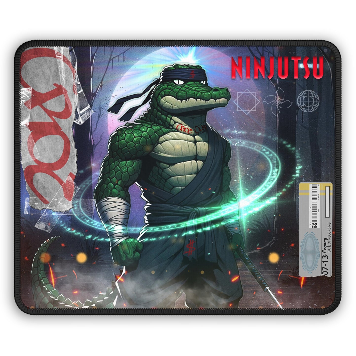 Croc Ninjutsu Gaming Mouse Pad